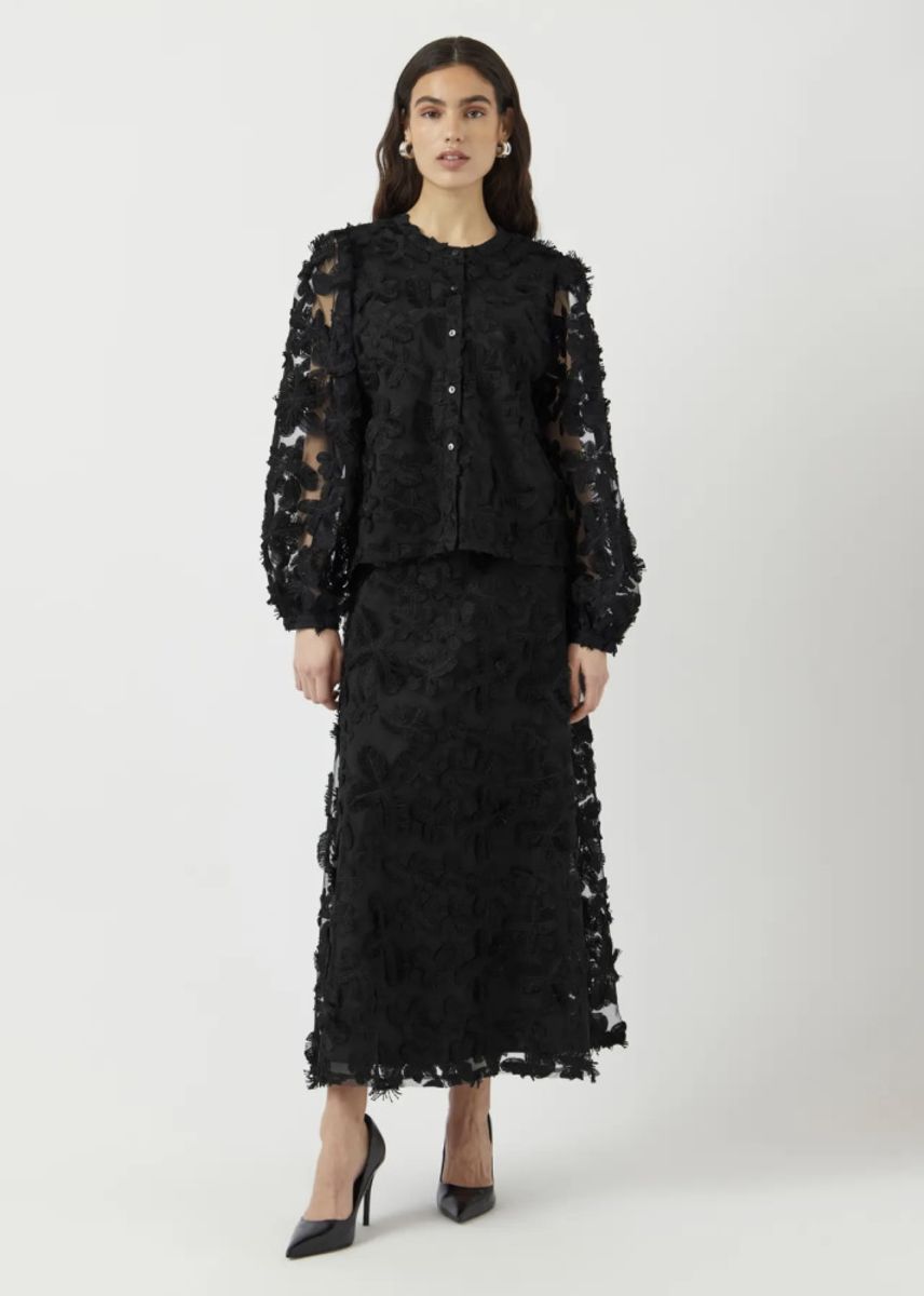 YAS Karly Skirt Black