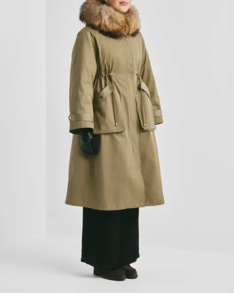 Hovedbilde byTiMo Padded Maxi Parka Green
