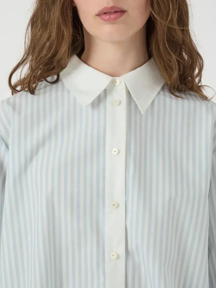 YAS  Roya Shirt Star White  Skyway Stripes