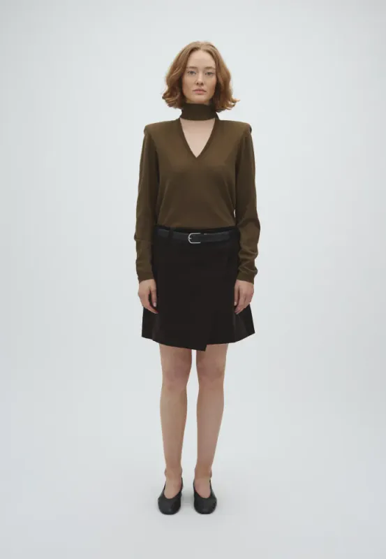 MbyM Ruthie Knitted Sweater Smoked Olive