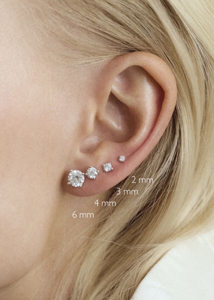 Hovedbilde ANI Jewels Stud Earrings Gold 4mm