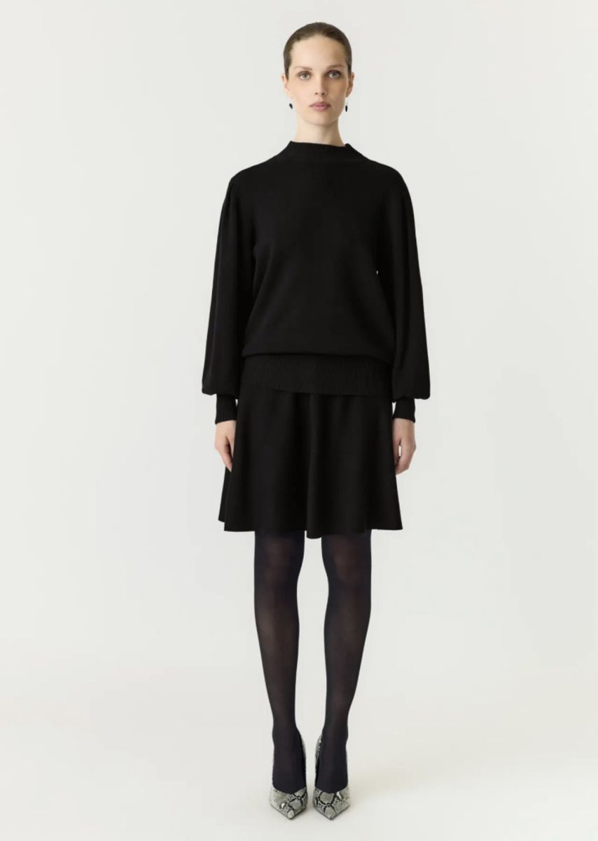 Yas Fonny Knit Pullover Black