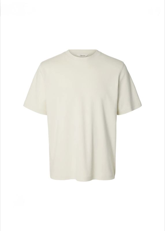 Selected Homme Tai Peach O-Neck Silver Birch