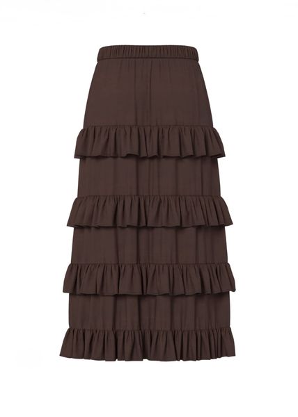Hovedbilde YAS Wima ankle skirt Coffee Bean