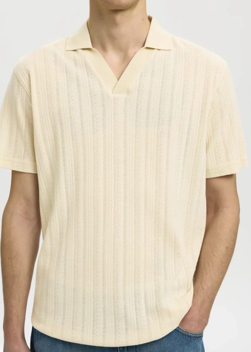 Selected Homme Travis Polo Birch 