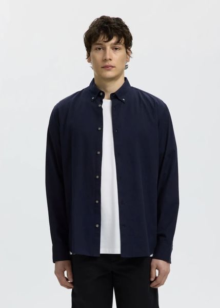Hovedbilde Selected Homme Cole Jay Melange Shirt Sky Captain Melange