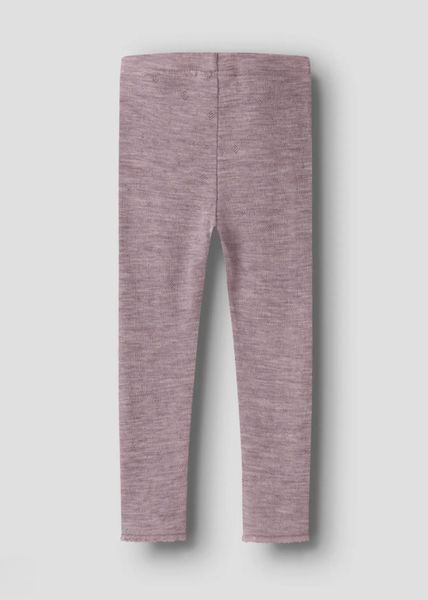 Hovedbilde Name It Wool Leggings 100% Merinoull Toadstool 