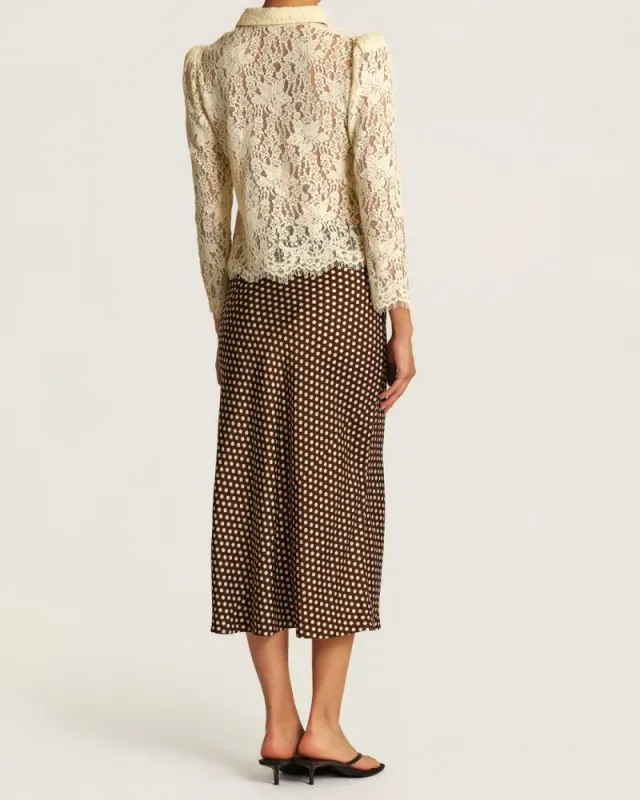 byTiMo Satin Skirt Blush Dots