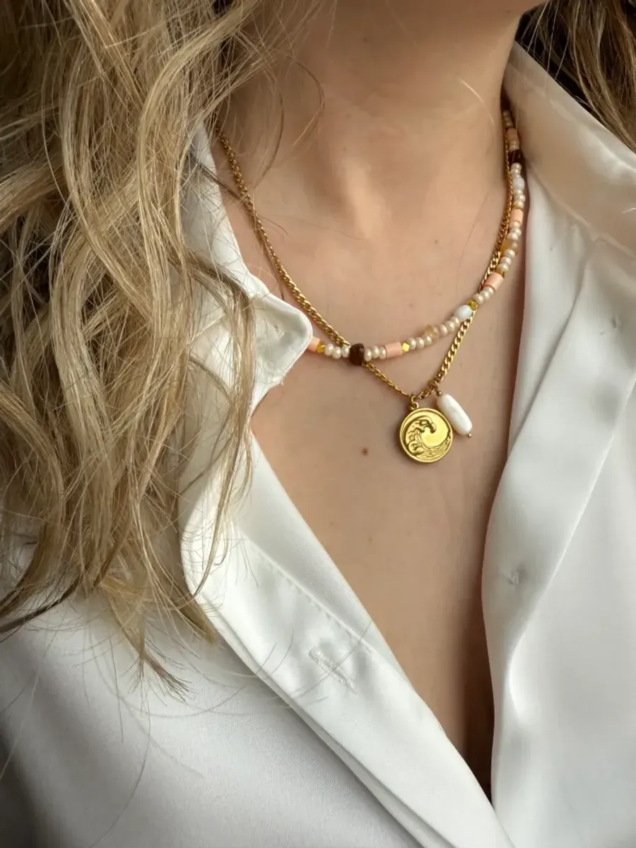 Le Pétit Marmoris Necklace Nude