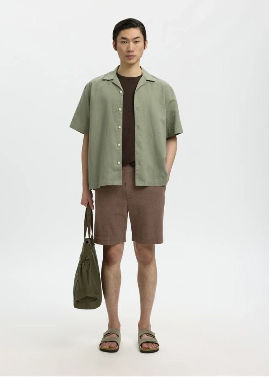 Selected Homme RegCal Shorts Chocolate Chip