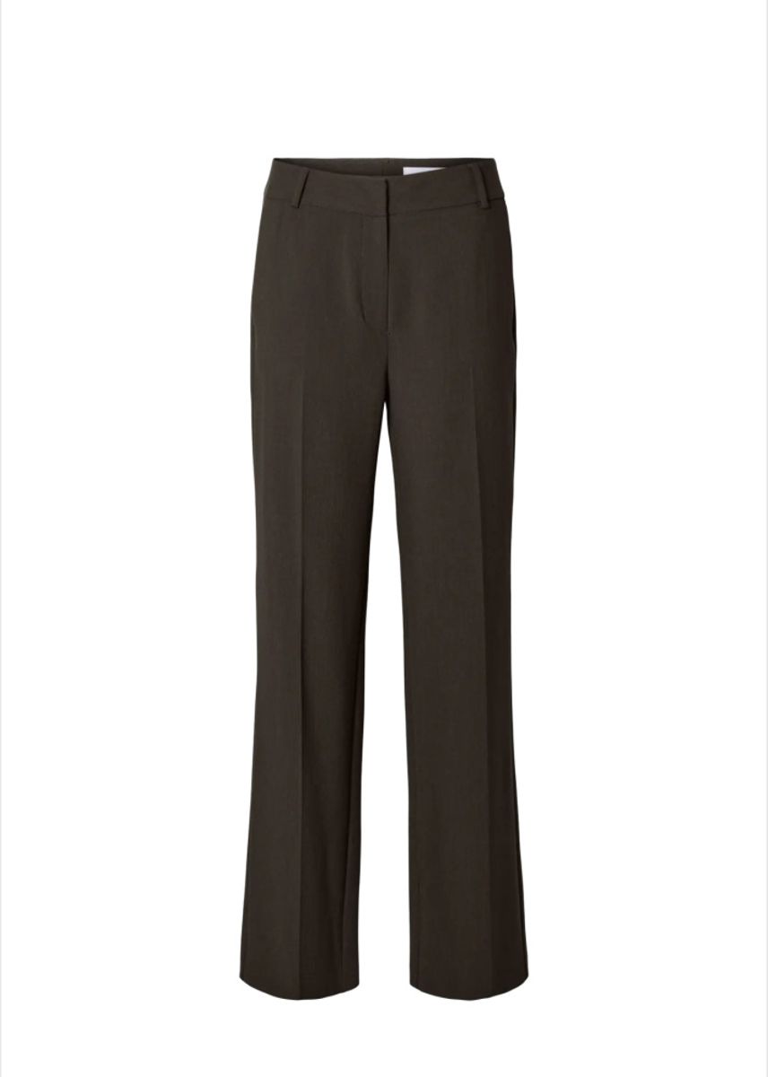 Selected Femme Rita Wide  Pant Delicioso Melange
