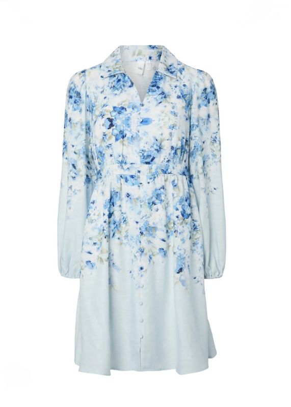 YAS Cleo Dress Skyway Cleo Print