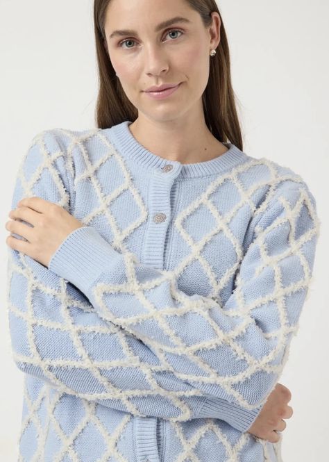 Hovedbilde YAS Zigly Knit Cardigan Skyway Birch
