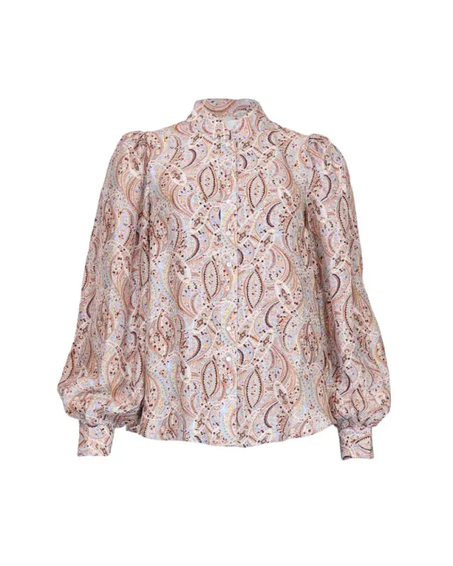 byTiMo Striped Organza Blouse Paisley 