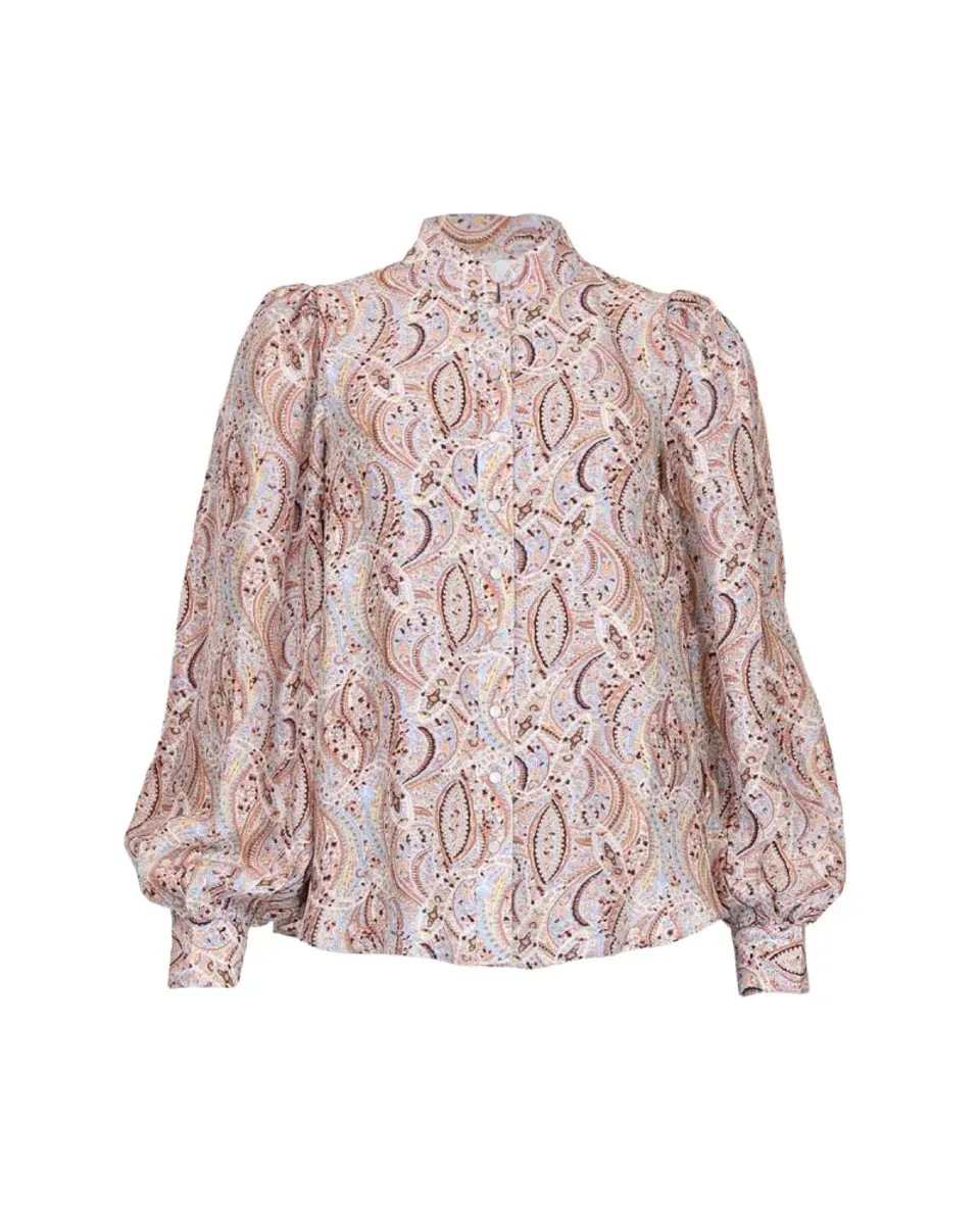byTiMo Striped Organza Blouse Paisley 
