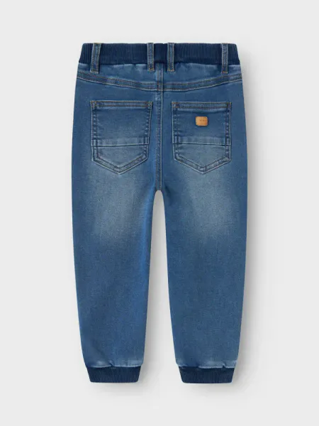 Hovedbilde Name It Ben Baggy Fleece Jeans Medium Denim Blue