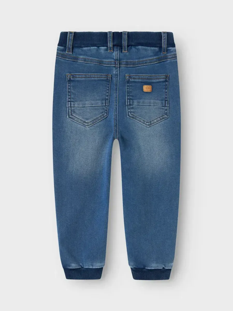 Name It Ben Baggy Fleece Jeans Medium Denim Blue