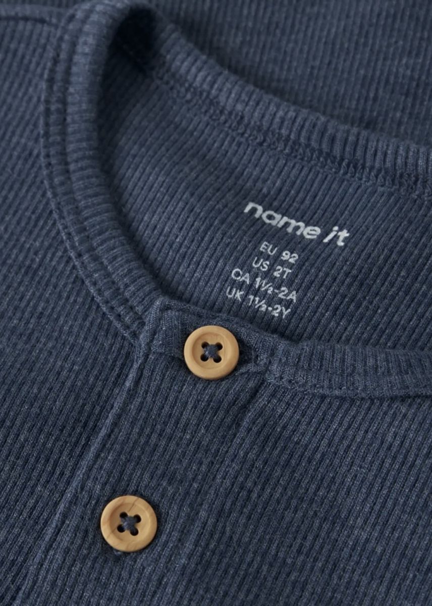 Name It Kab Rib Topp Vintage Indigo Melange