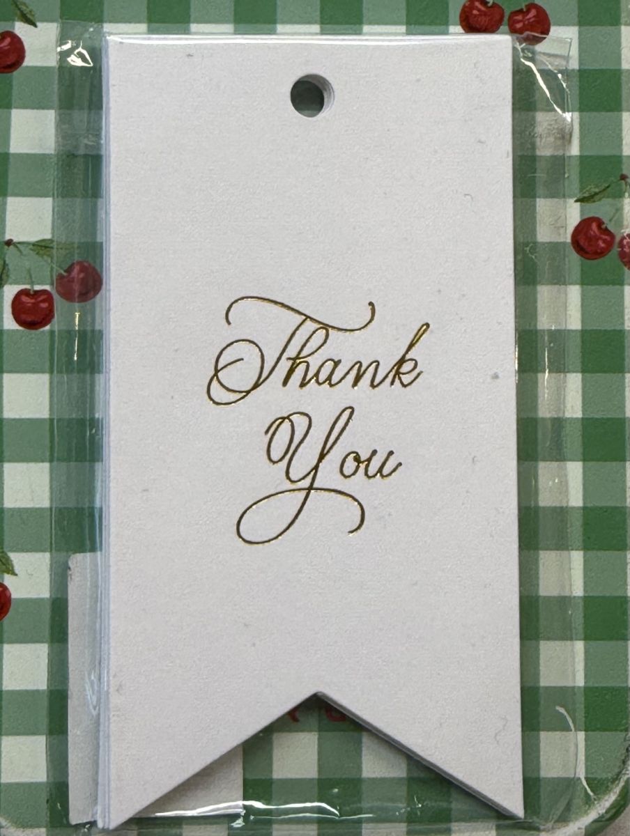 Cardsome Thank you  pakkelapper