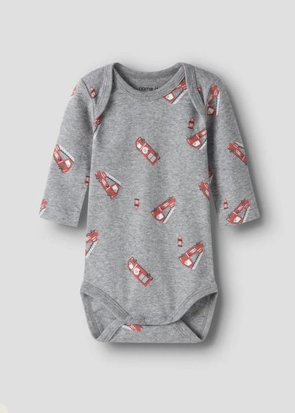 Hovedbilde Name It Body Firetruck 3pk. rey Melange w/ Cashmere Blue + ...