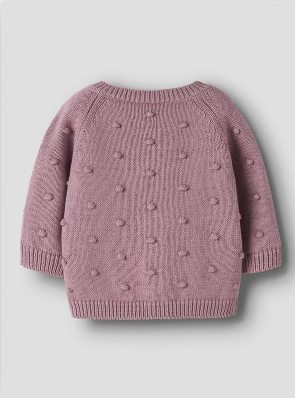 Name It Nasha Knit Cardigan Bomull Lilas