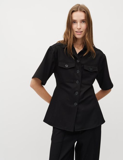 Hovedbilde MbyM Peplina Malina Shirt Black