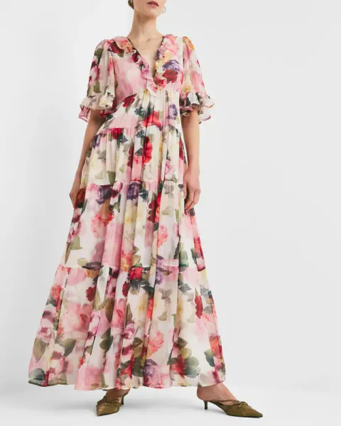 Hovedbilde byTiMo Organza Ruffle Dress Breeze