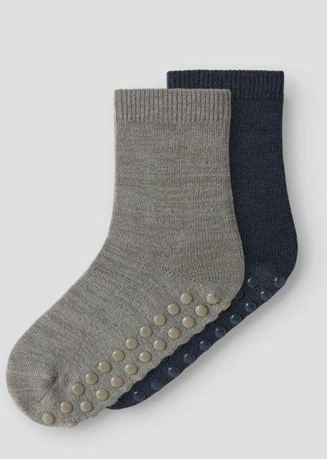 Hovedbilde Name It Wak 2pk Sokker Sage & Ombre Blue 