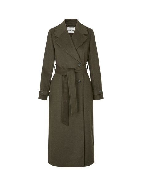 Hovedbilde MbyM Kasimira Lava  Dusty Olive Melange Outwear