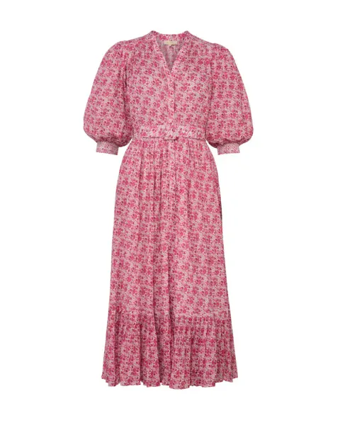 Hovedbilde byTiMo Twisted Midi Dress Wildflowers