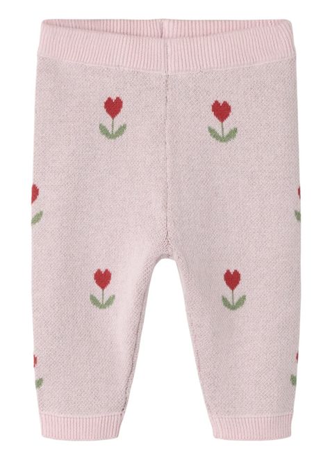 Hovedbilde Name It Nela Knit Pant Parfait Pink 100% Cotton - Organic