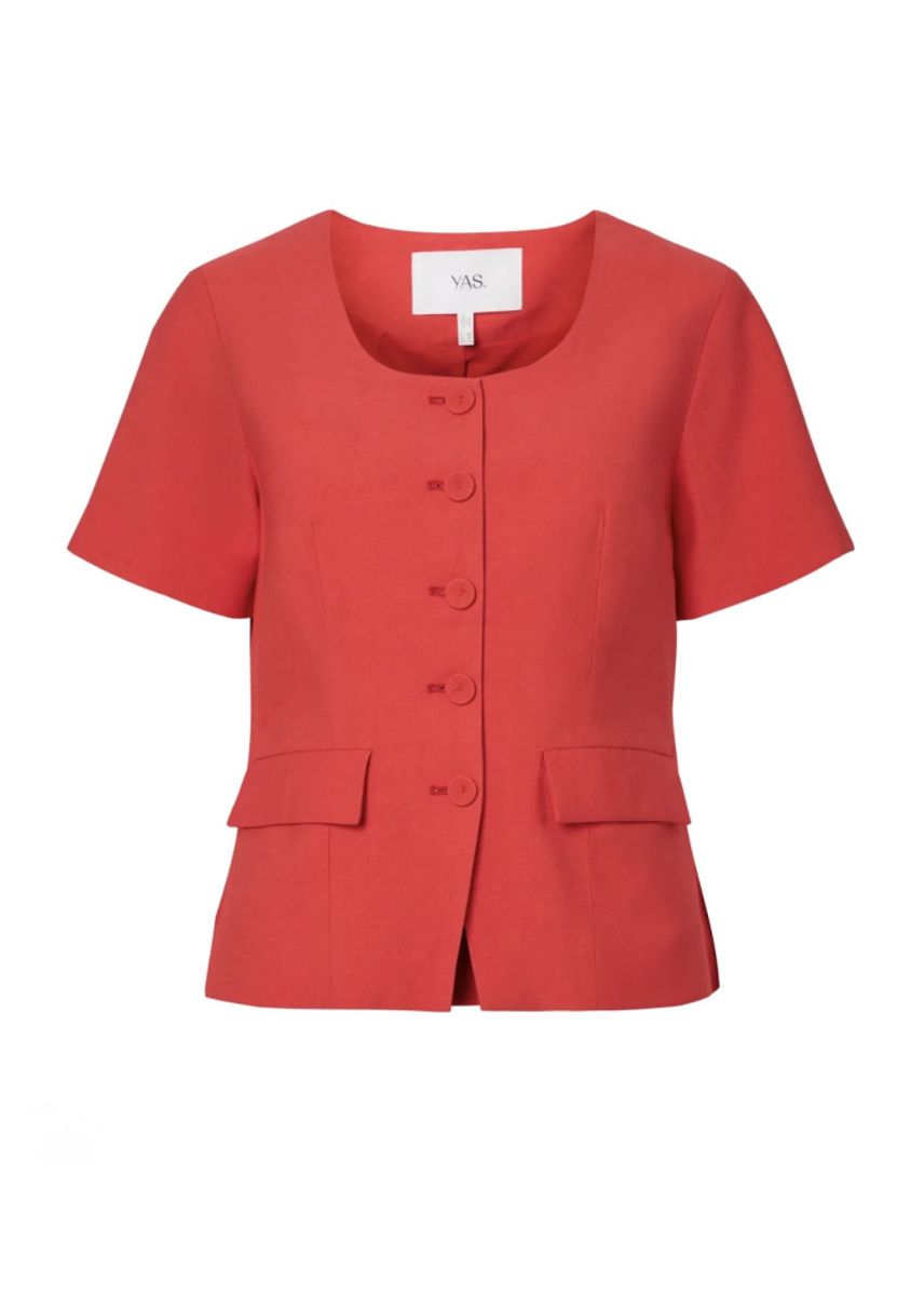 YAS Birmo Blazer Poinsettia