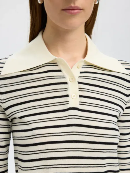 Hovedbilde Selected Femme Thea 2/4 Knit Merino Collar Neck