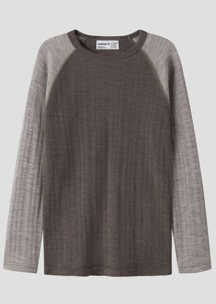 Hovedbilde Name It Wang Wool Genser Merino Ull Morel SATELLITES ...