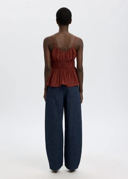 Hovedbilde Selected Femme Loose Barrel Hanny Jeans Dark Blue Denim 