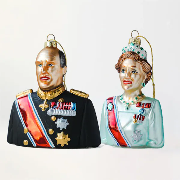 Hovedbilde Kongen og Dronningen Julekuler