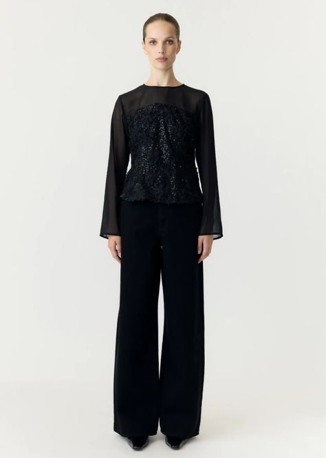 Hovedbilde YAS Maurelle Topp Black 