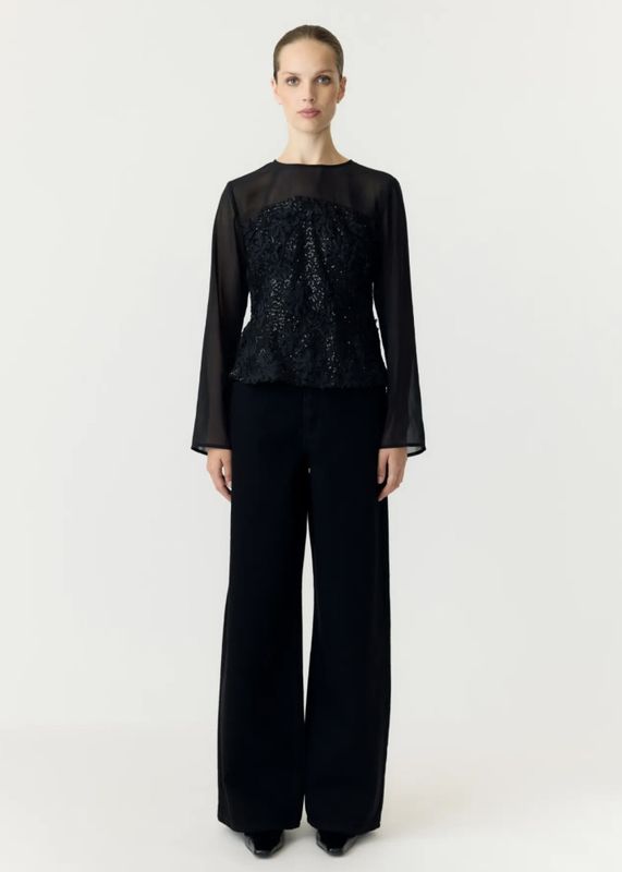 YAS Maurelle Topp Black 