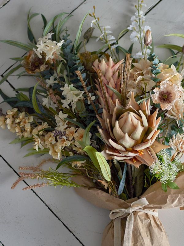 Bloomingville Poppy Stilk Natur Kunstige blomster