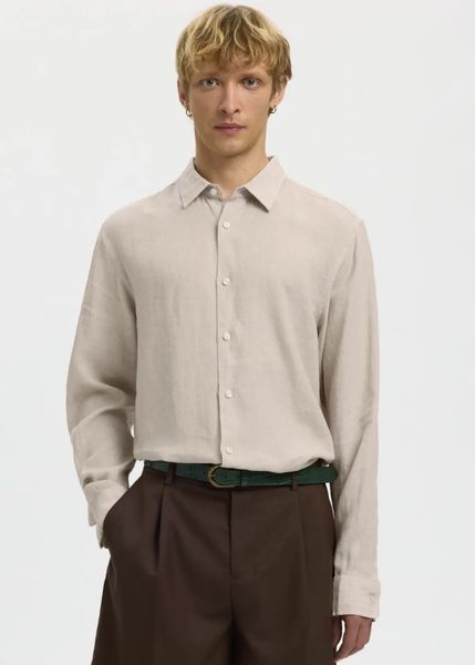 Hovedbilde Selected Claus Kylian Linen Shirt Pure Cashmere