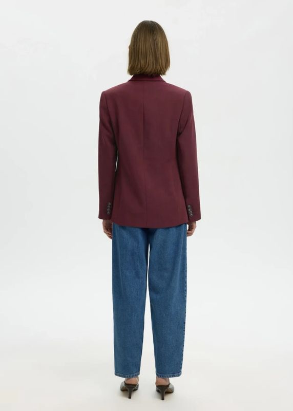 Selected Femme  Rita Classic Blazer Tawny Port Melange