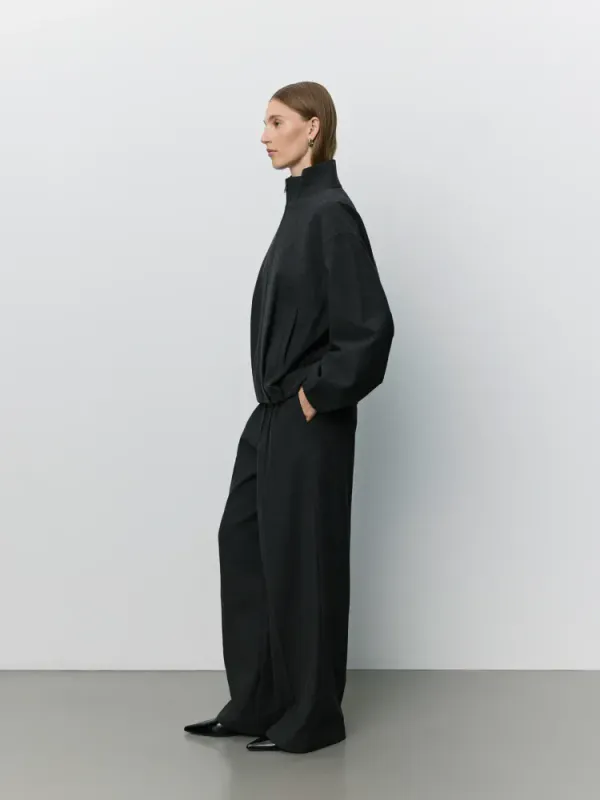 Sofie Schnoor Becky Suting Bomber Jacket Dark Grey