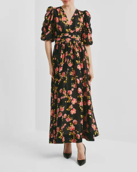 Hovedbilde byTiMo Striped Organza Gown Midnight Field AW26