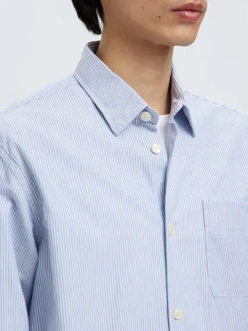 Hovedbilde Selected Homme Jim Stripe Shirt White Blue
