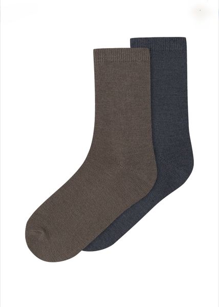 Hovedbilde Name It WAK Sokker 2.pk - Morel 2P MOREL + OMBRE BLUE