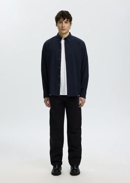 Hovedbilde Selected Homme Cole Jay Melange Shirt Sky Captain Melange