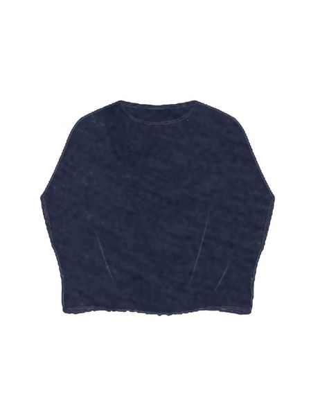 Hovedbilde by basic Top Extra Wide Midnight blue melange 104