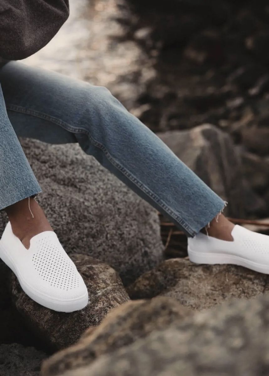 Kastel Stavern Slip On Sneakers Merino Kremhvit