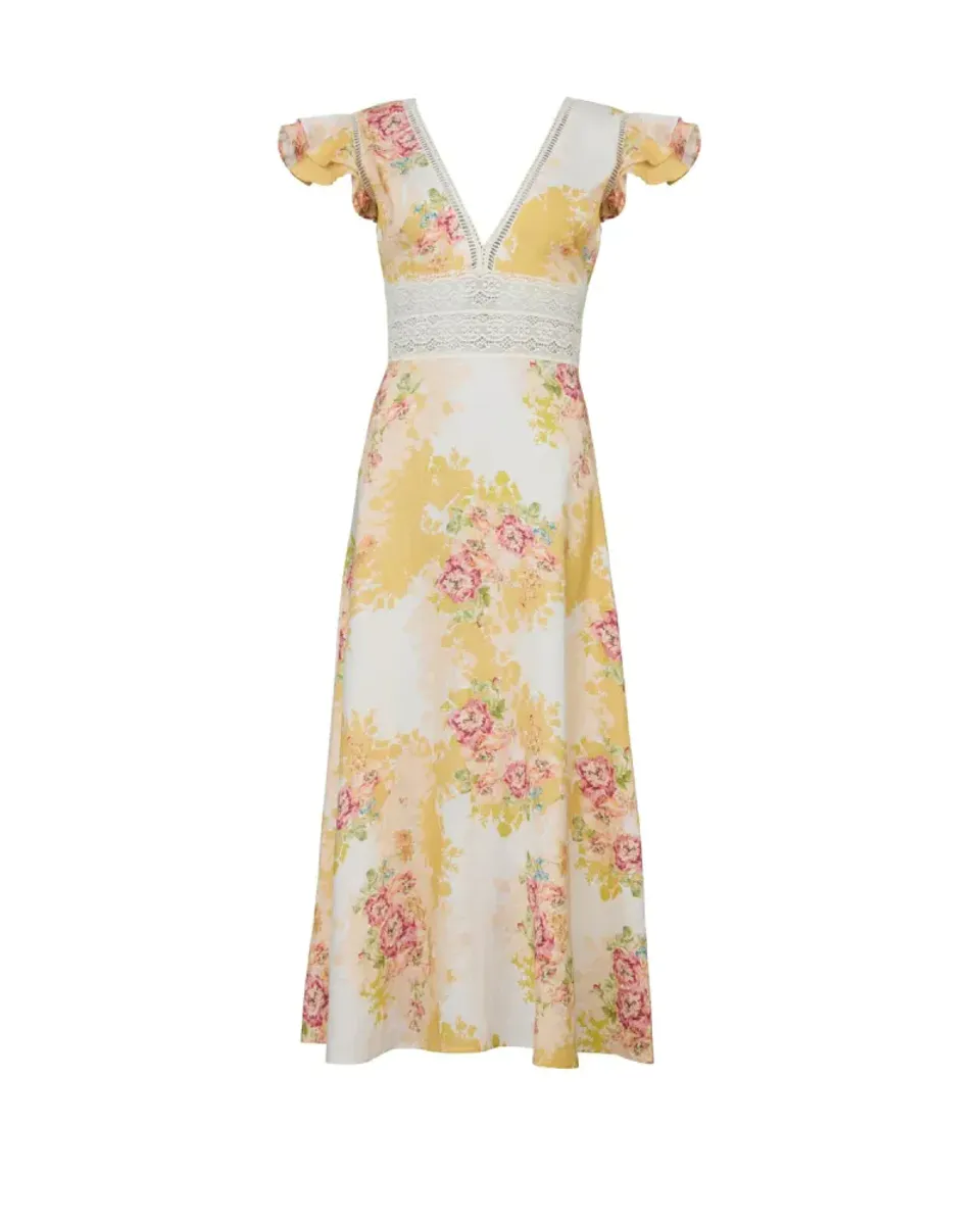byTiMo Linen V-Neck Dress Amore