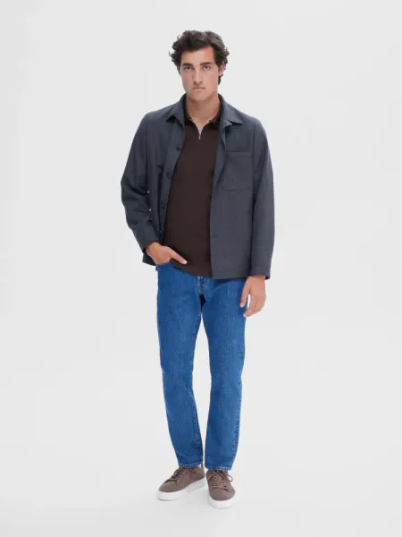 Hovedbilde Selected Homme Fave Zip Polo Demitasse